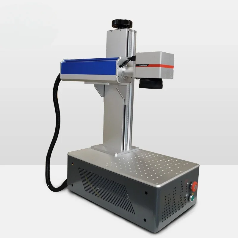 30W Optical Fiber Marking Machine Multifunctional 20W/30W/50W Split Fiber  with DXF PLT BMP-Air