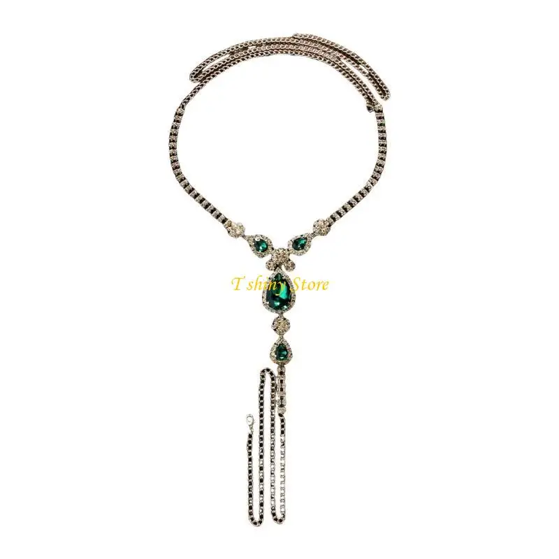 

N58F Delicate Gold/Silver Tone Panties Chain Fashionable Underwear Chain Women Body Jewelry Party Outfit Accessories