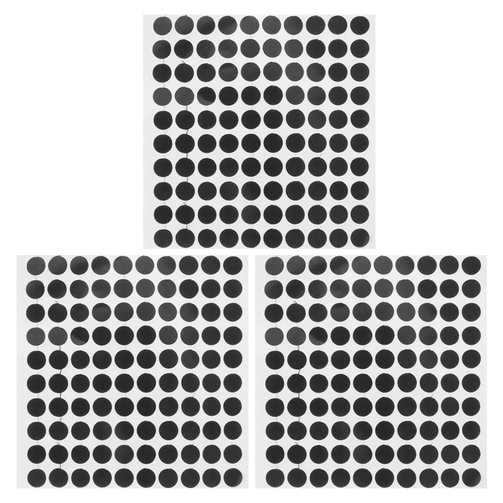 طاولة بلياردو نقاط سوداء 3 أوراق موثوقة ذاتية اللصق طاولة بلياردو ماركر النقاط ملصقات بمناسبة السنوكر لوازم