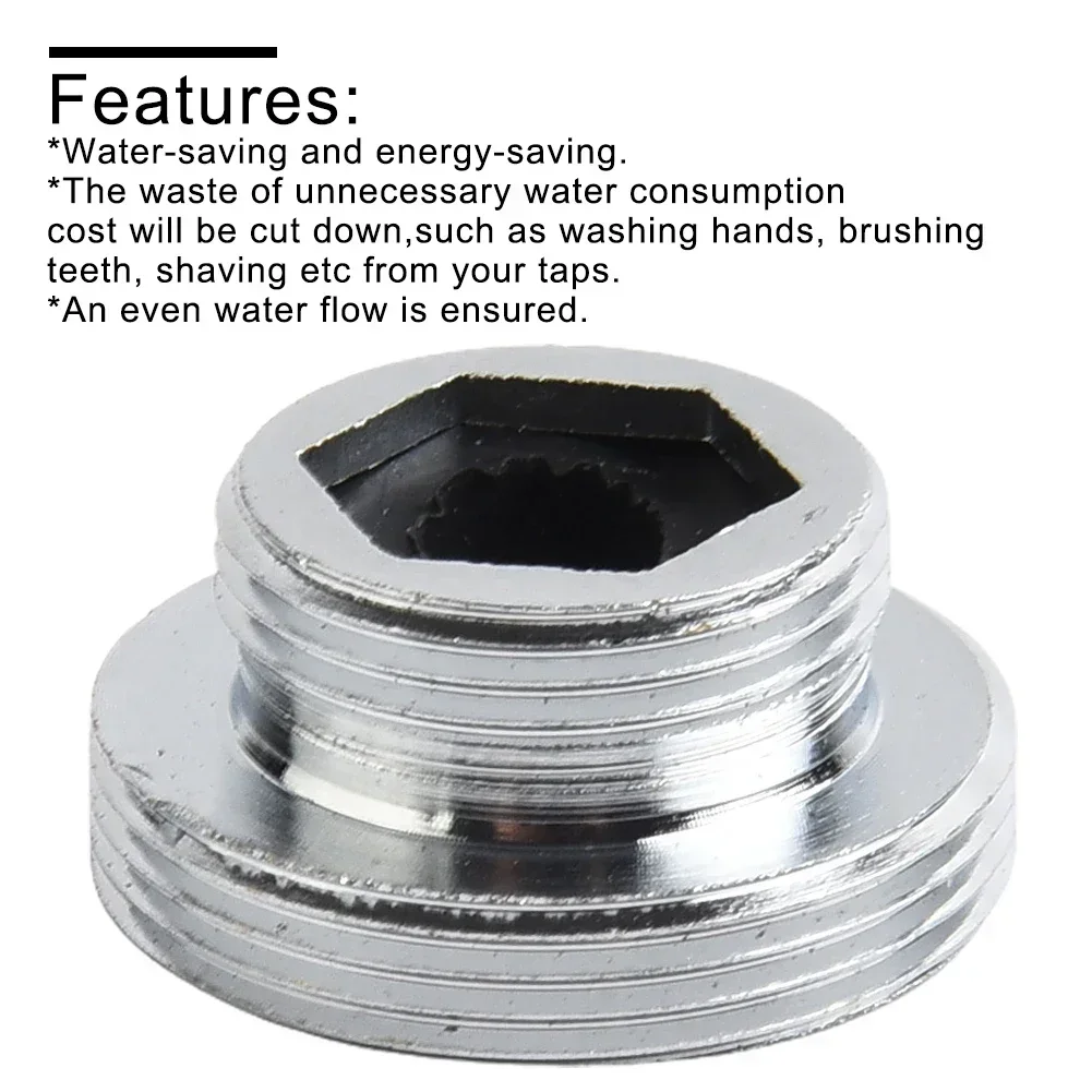 Faucet Aerator Connector Tap Metal Adaptor Thread Water Saving Faucets For Kitchen Faucet Adapter Kitchen Accessory 16/18/20-22m