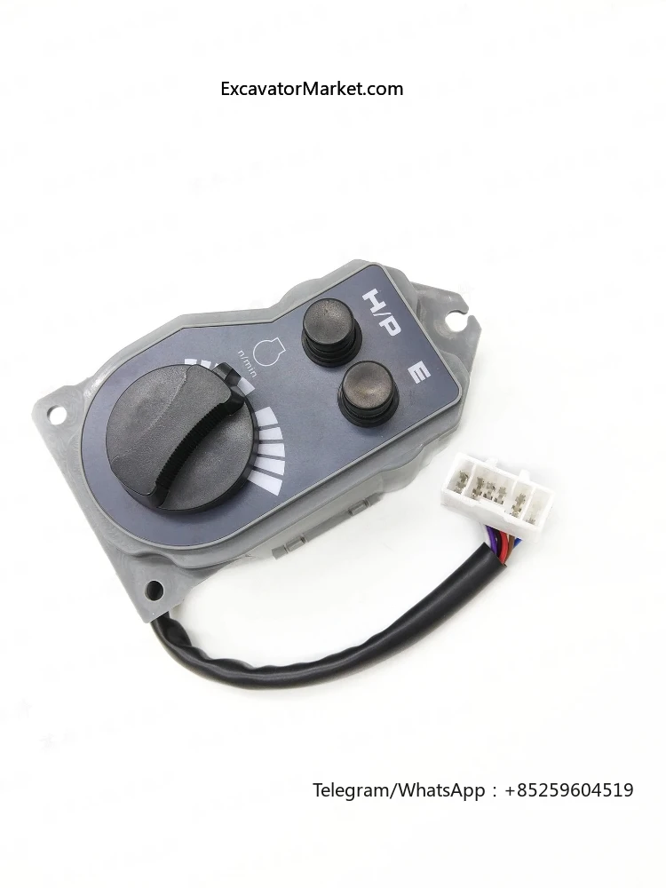 For Hitachi Zx Ex200/210/220/300-5 Throttle Knob Throttle Refueling Switch Excavator Accessories excavator Accessories