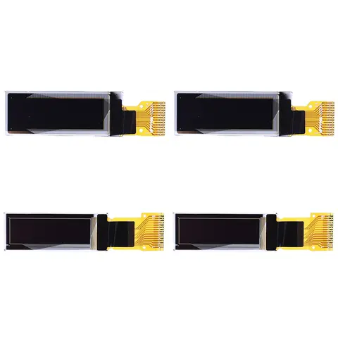 OLED Display Module Panel 0.91 Inch LCD LED Display Module White/Blue 128X32 Display Board IIC SPI Interface 14Pin 15Pin Port