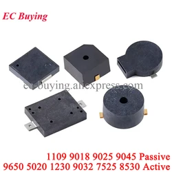10Pcs Mini SMD Buzzer 8630 1109 9045 9025 9018 5020 1230 9032 7525 8630 Passive 9650 Active Magnetic Buzzers Speaker Loudspeaker