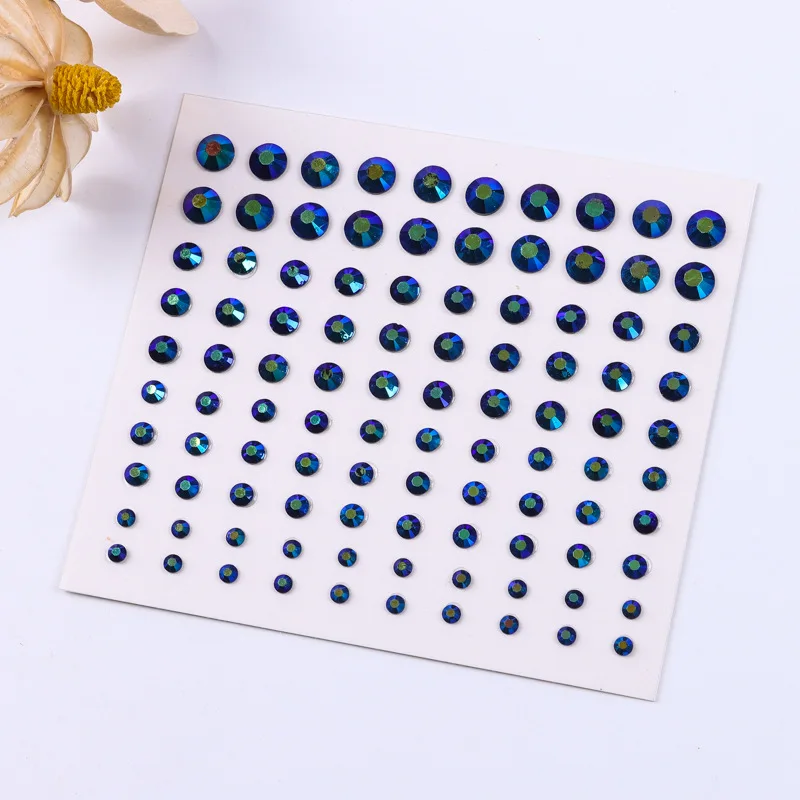 

Высококачественный модный шарик для макияжа для девочек, глазный хвост, центр бровей, кристалл, акрил, стразы, наклейка для переодевания