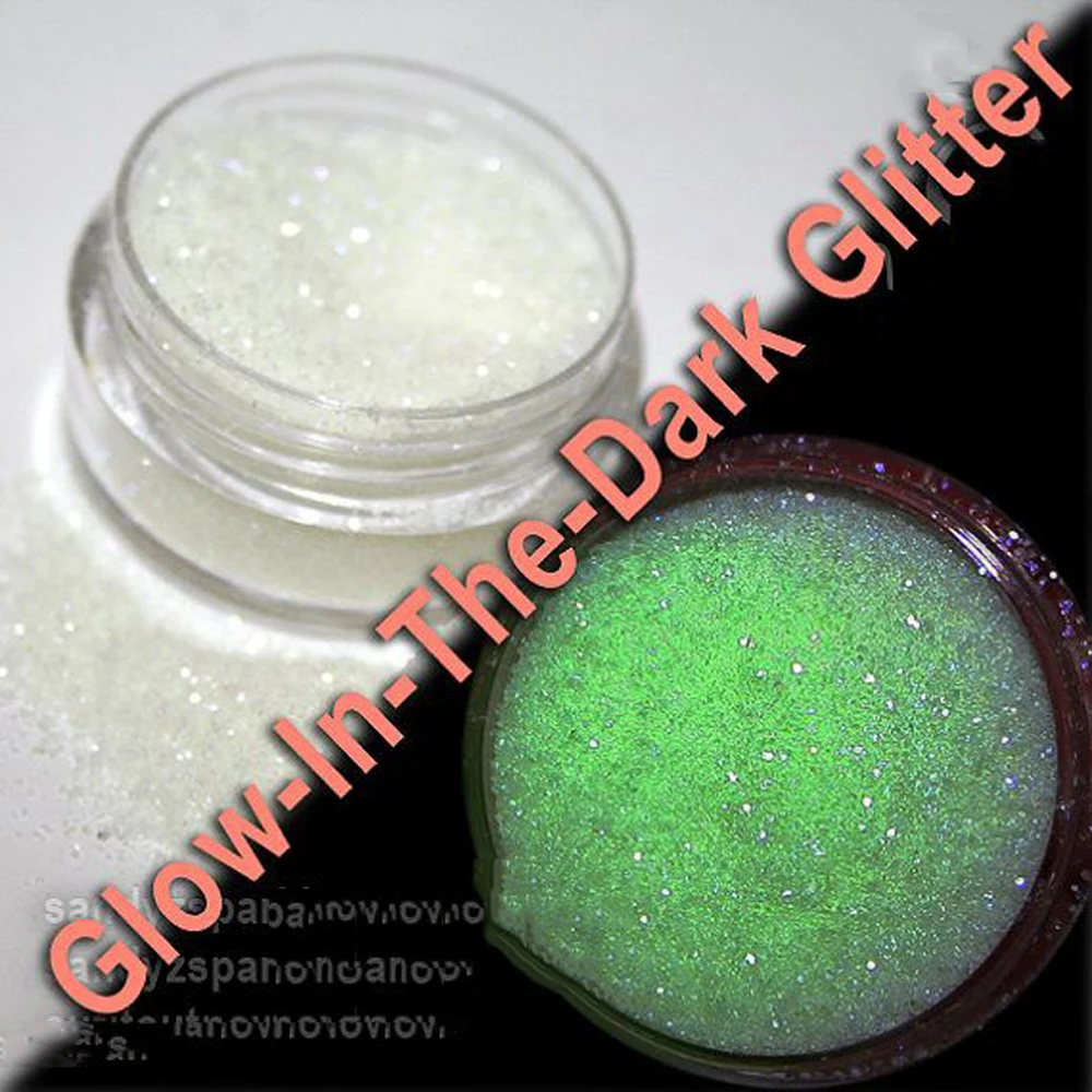 

Luminous Nail Glitter Powder Fluorescent Pigment Holographic Glow Nail Art Dust Design Nails Supplies 3D Body Nail Accessories #