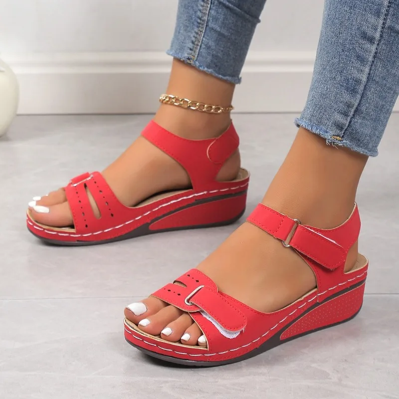 Summer Wedge Sandals for Women 2023 New Fashion Non Slip Beach Shoes Woman Lightweight Casual Platform Sandalias Mujer Plus Size