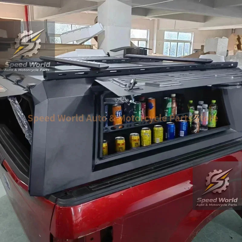 Pickup Canopy Truck Bed Covers Tri Fold Tonneau Cover For F150 Hilu REV