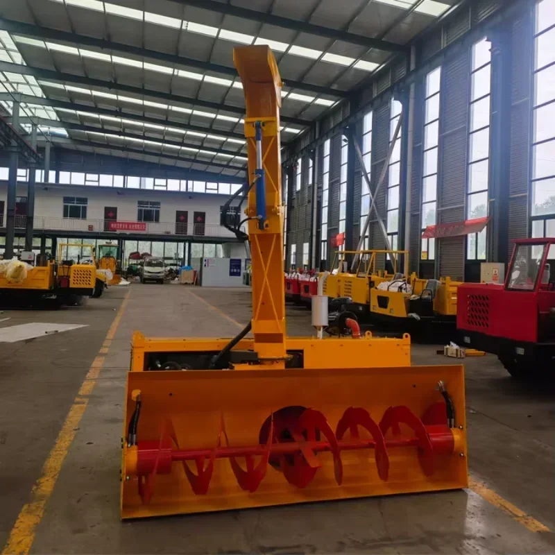 Tracked Snow Blower Lawn Mower Earth-moving Machinery Mini Skid Steer Loader  Snow Removal Equipment