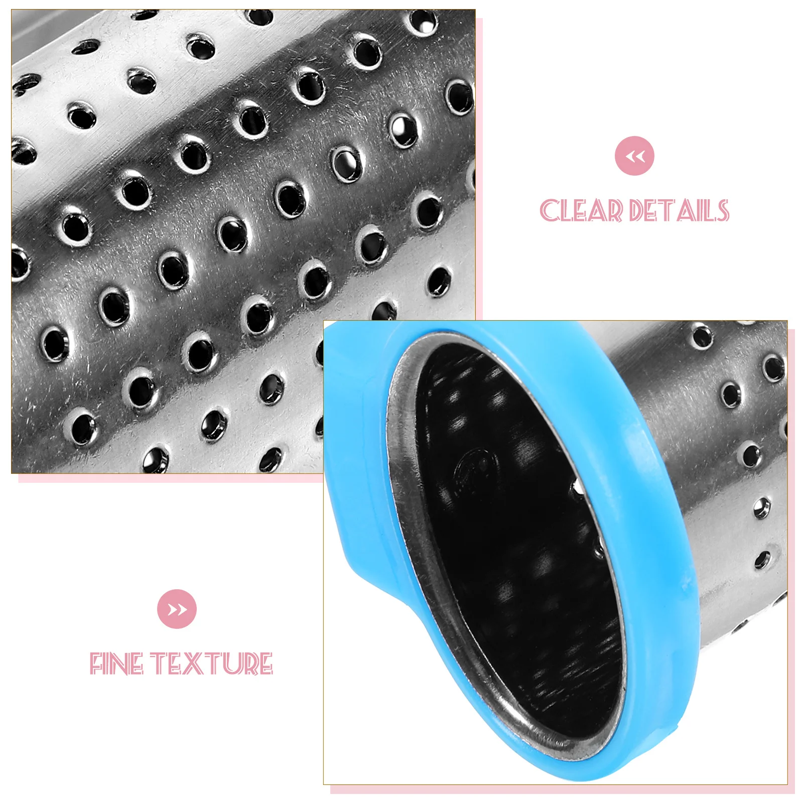 

Stainless Steel Tea Infuser Reusable Loose Leaf Mesh Tea Filter Extended Hook Easy Clean Strainer for Herbal Coffee