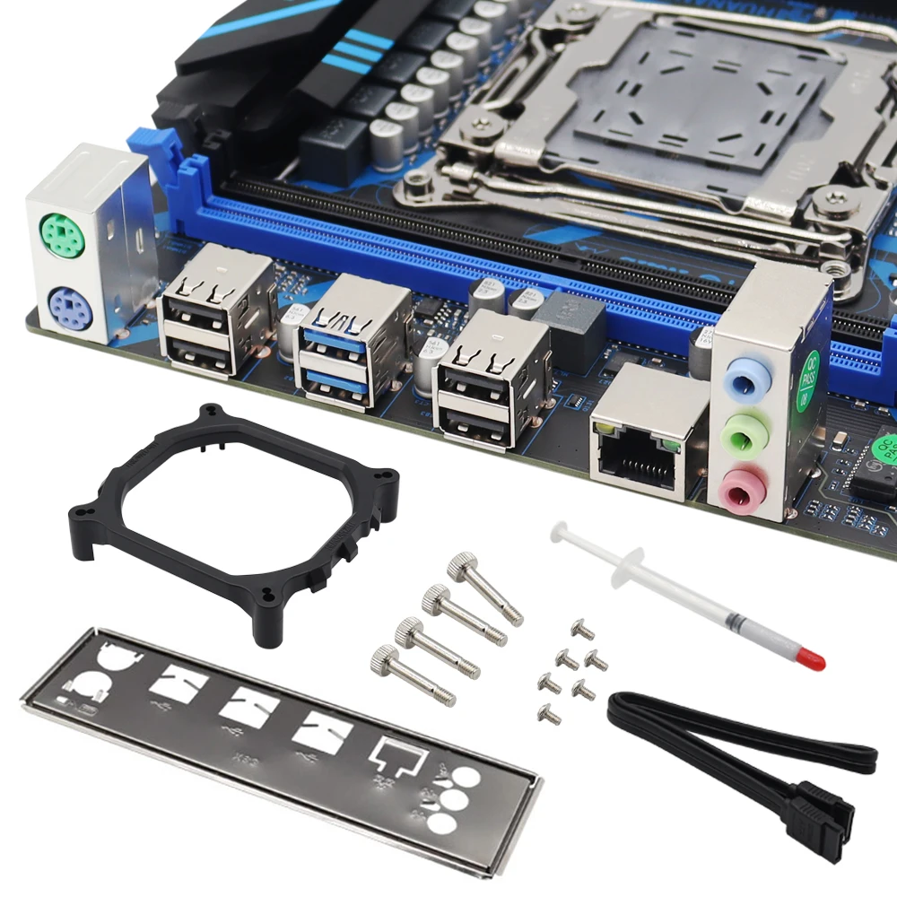 X99 QD4 motherboard huananzhi kit x99 xeon e5 2630 v4 cpu lga 2011-3 ddr4 motherboards combo computador for pc gaming