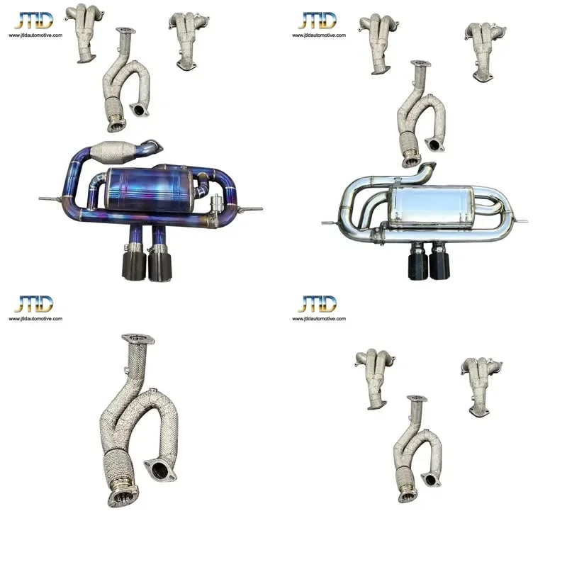 High Flow Performance 304 Stainless Steel Racing Catless Exhaust Headers for Lotus Evora 2011 1.5mm Thick