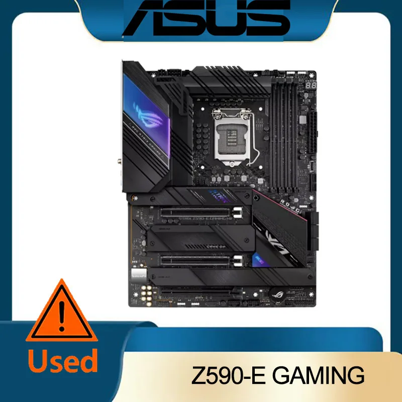 

Игровая материнская плата ASUS ROG Strix Z590-E Gaming WiFi 6E LGA 1200 ATX (PCIe 4.0, 14+2 Power Stages DDR4