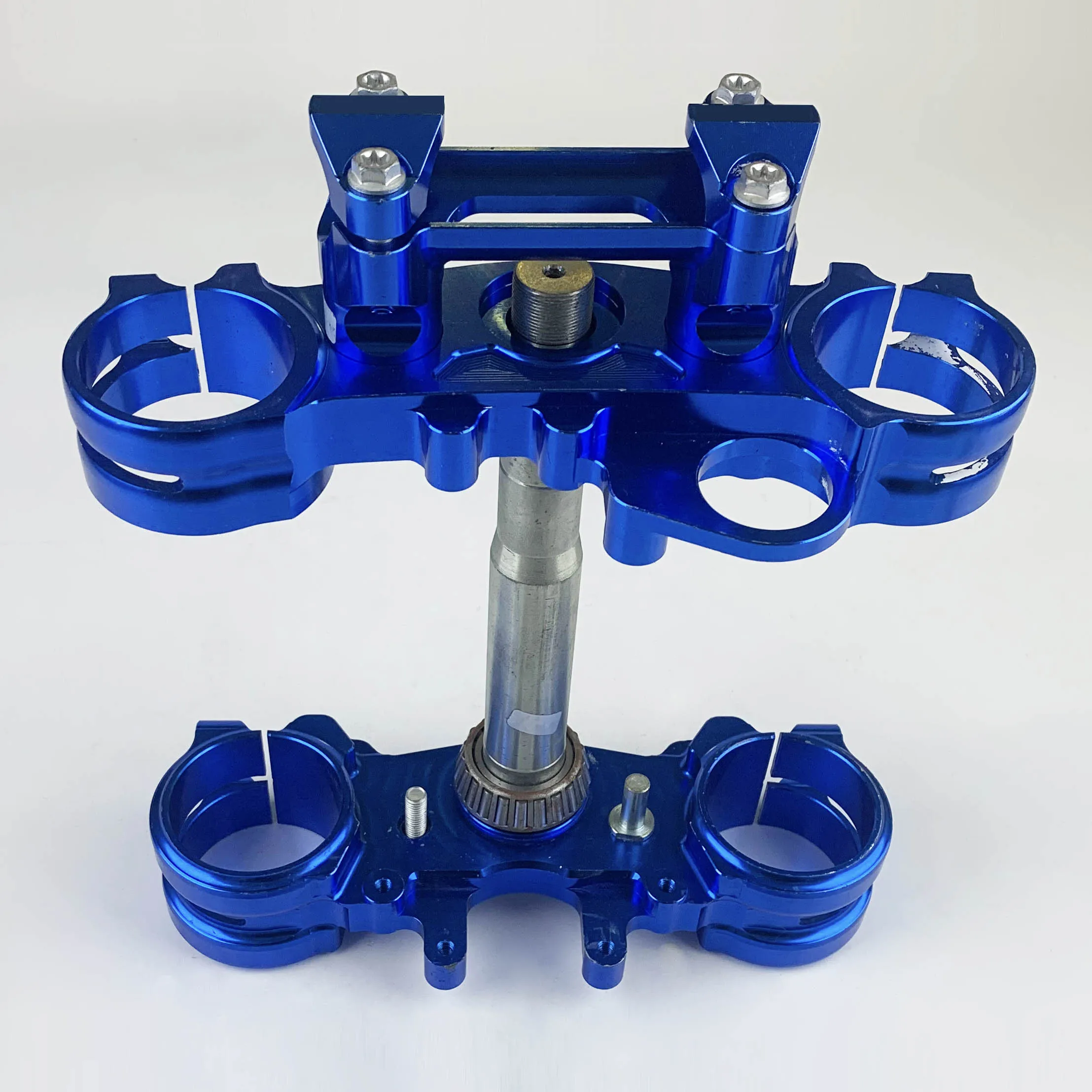 Motorcycle Custom Color Triple Tree Clamps Front Shock Upper Lower Connecting Plate Absorber Inverted