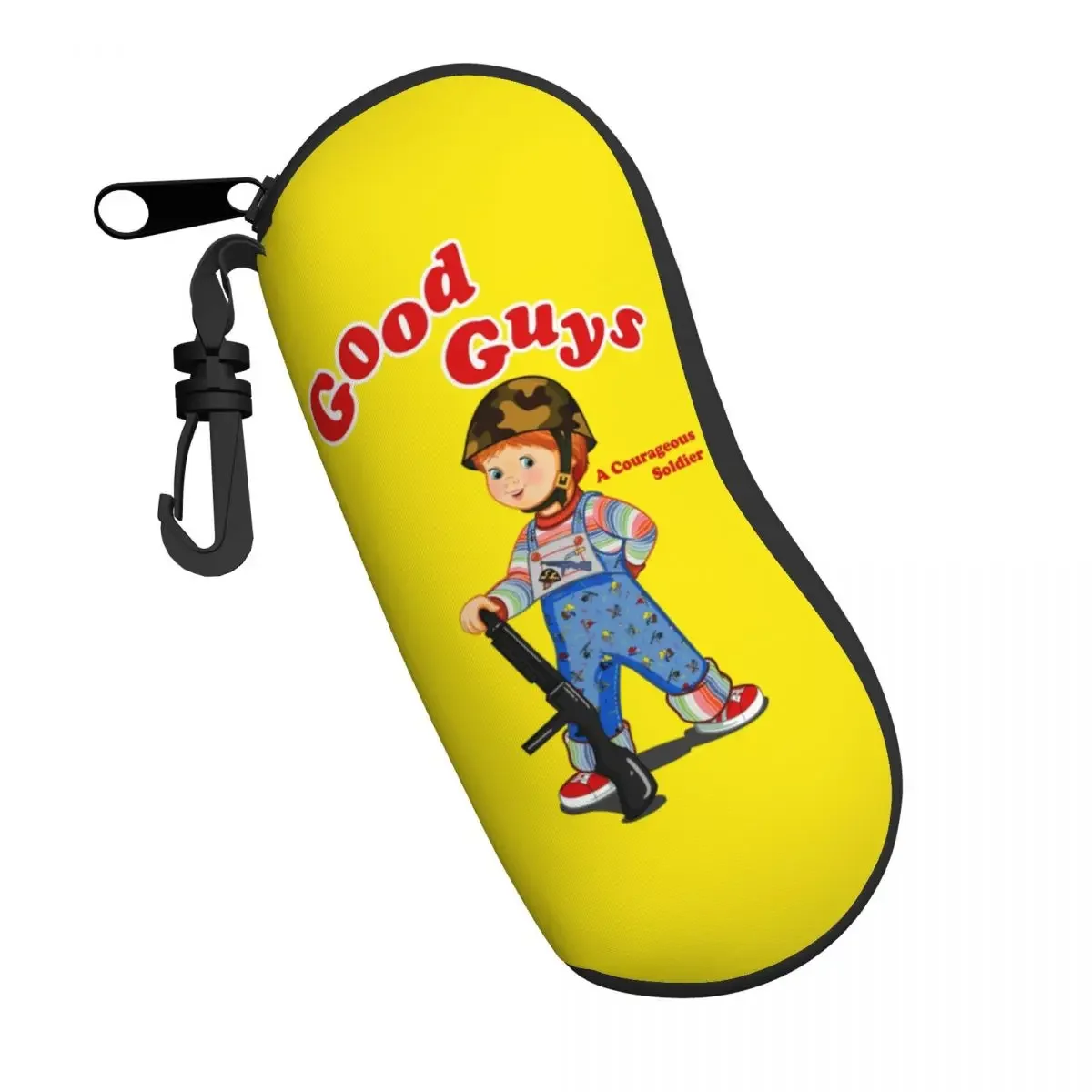 Child's Play Good Guys Fireman Shell Eyeglasses Protector Cases Cute Sunglass Case Child's Play Chucky Glasses Pouch