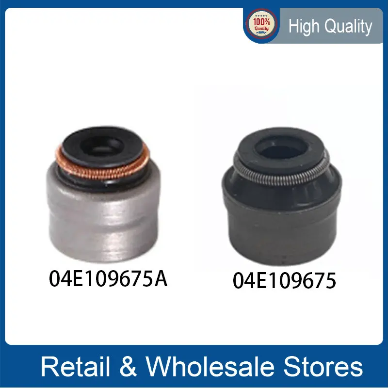 

8pcs Oil Stem Seal Set For VW Beetle Cabrio Golf MK7 Jetta MK6 AUDI Q3 EA2111 04E 109 675 04E 109 675 A 04E 109 675A