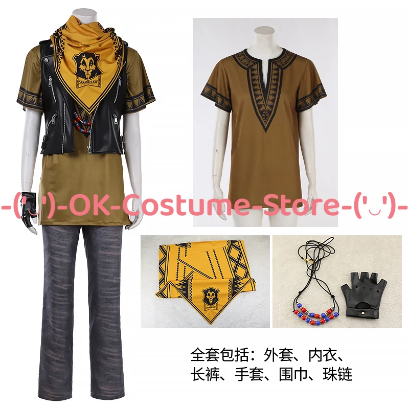 [Customized Size] Twisted Wonderland Savanaclaw Ruggie Bucchi Cosplay Costume Character Outfit Halloween Carnival Party Uniform view 5