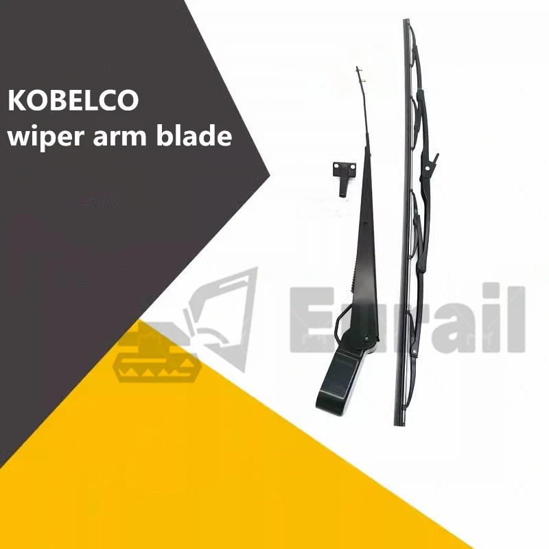 For Kobelco SK75 140 200 210 250 350-6-6E-8 Super 8 excavator Wiper pieces Wiper arm wiper sheet excavator accessories