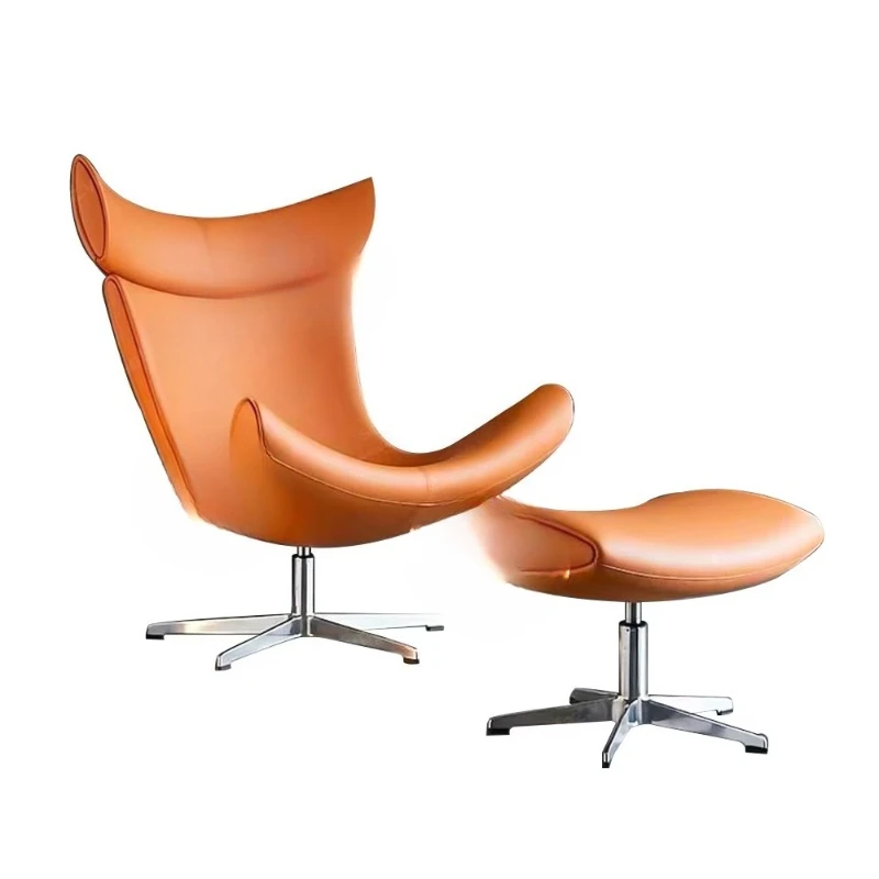 

Living room single sofa leather sofa