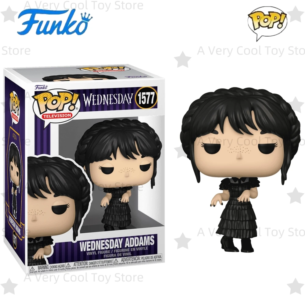 ¡El pop de la familia Addams! Miércoles Addams (Rave'N Dance) Funko 1577 figura de vinilo 3,95 pulgadas coleccionable edición limitada modelo juguete para regalo