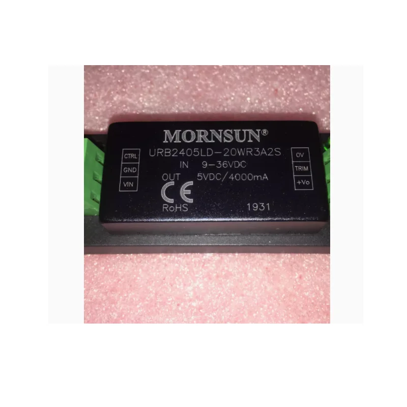 UB2405LD-20WR3A2S DC-DC Power Module, 9-36V a 5V, 4A Fiação Tipo