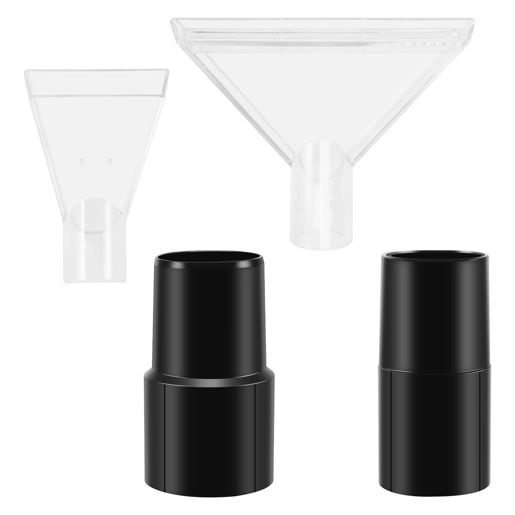 Cabezal giratorio de 4 piezas para aspiradora, boquilla de succión para limpiador de alfombras, con adaptador