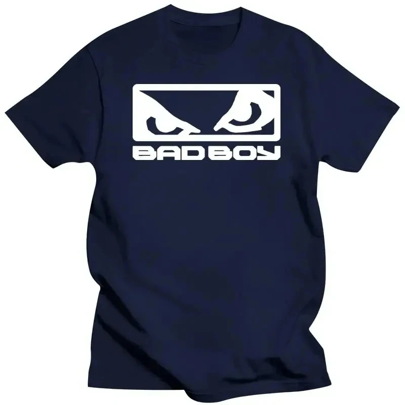 2024  Mens Clothing BadBoy Logo Black T-Shirt 100% Cotton S-4XL T Shirt Summer Famous Clothing Adults Casual Tee Shirt