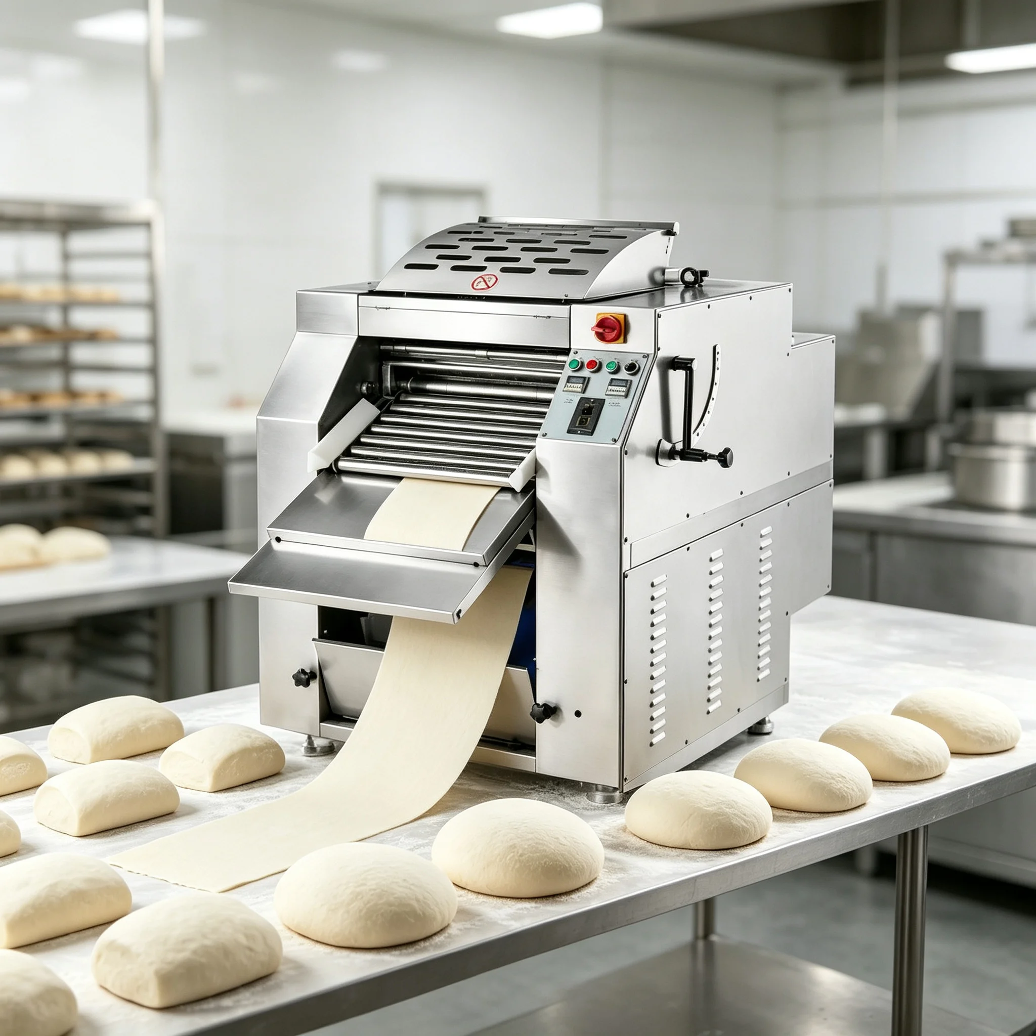 Stable‑Output Dough Sheeter Automatic Press Roller For Food Plant Pastry Manufacturing Custom