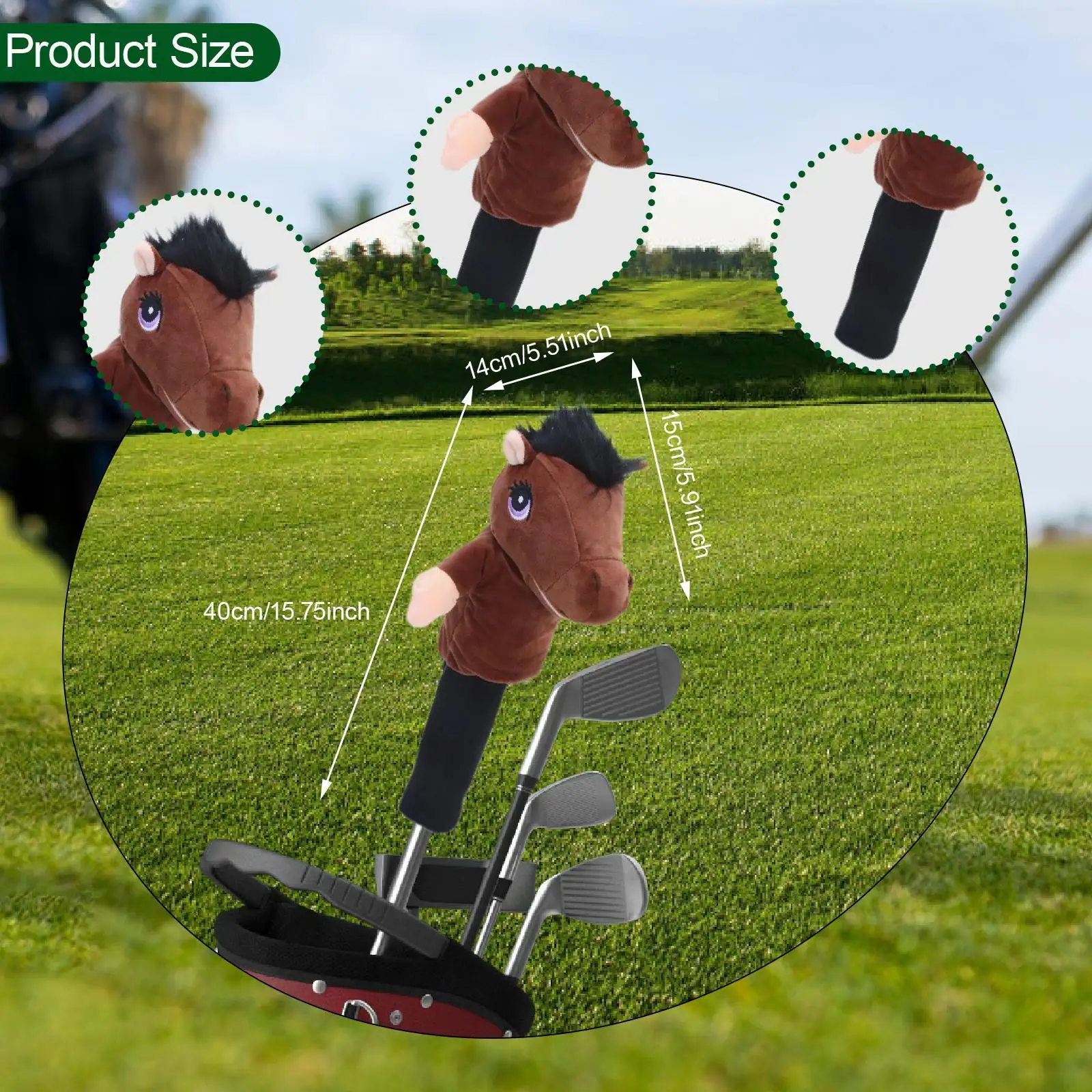 Animal Shape Golf Headcover Soft Men's Compact Scratch Resistant Lightweight