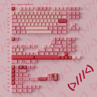 [Base kit/Deskmat] PBTfans Rim R2 PBT material Doubleshot Cherry Profile MX-style Keycaps KBDfans / Smooth Cloth Top Desk Pad