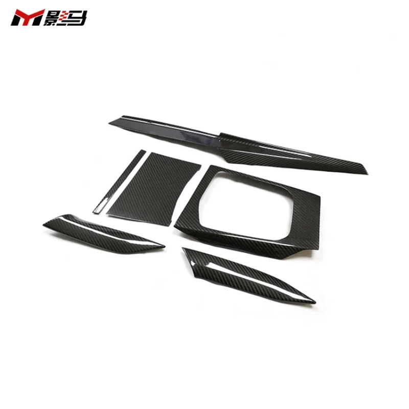 Wholesale Carbon Fiber 6-piece set Interior Trims Console Dashboard For Bmw G20 G80 M3 G82 G83 M4 Interior Trims