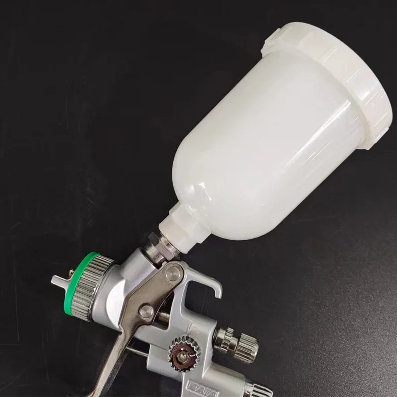 Pot Semprotan Cat Untuk Sata 4400, Pot Semprotan Cat Perbaikan Kecil 250ml, Cup Semprotan Cat Mobil, Pot Plastik Putih, Alat Pneumatik