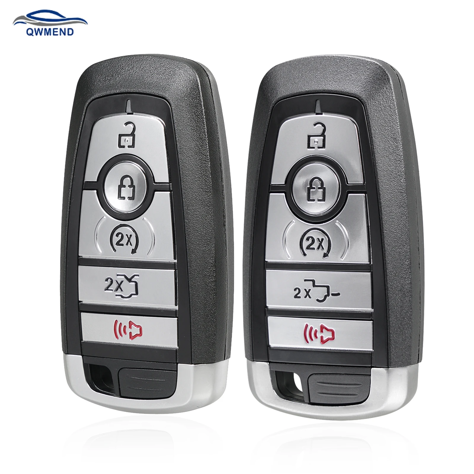 

QWMEND 902Mhz 5Buttons Car Remote Key For Ford Edge Fusion 2017 2018 Expedition Explorer 2018 2019 Keyless ID49 M3N-A2C93142600