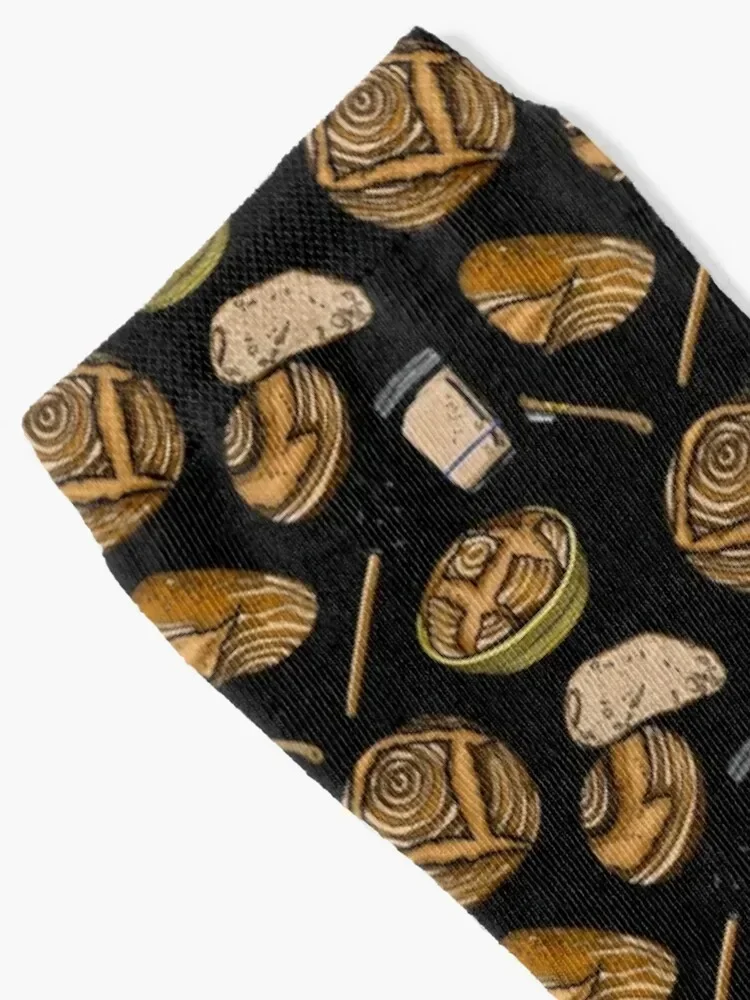 Sourdough bread baker Socks soccer anti-slip designer brand retro cycling Luxury Woman Socks Men's