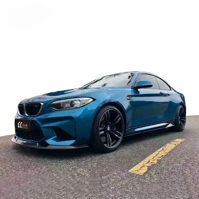 Accessori in fibra di carbonio per Bmw M2 F87 con diffusore a labbro