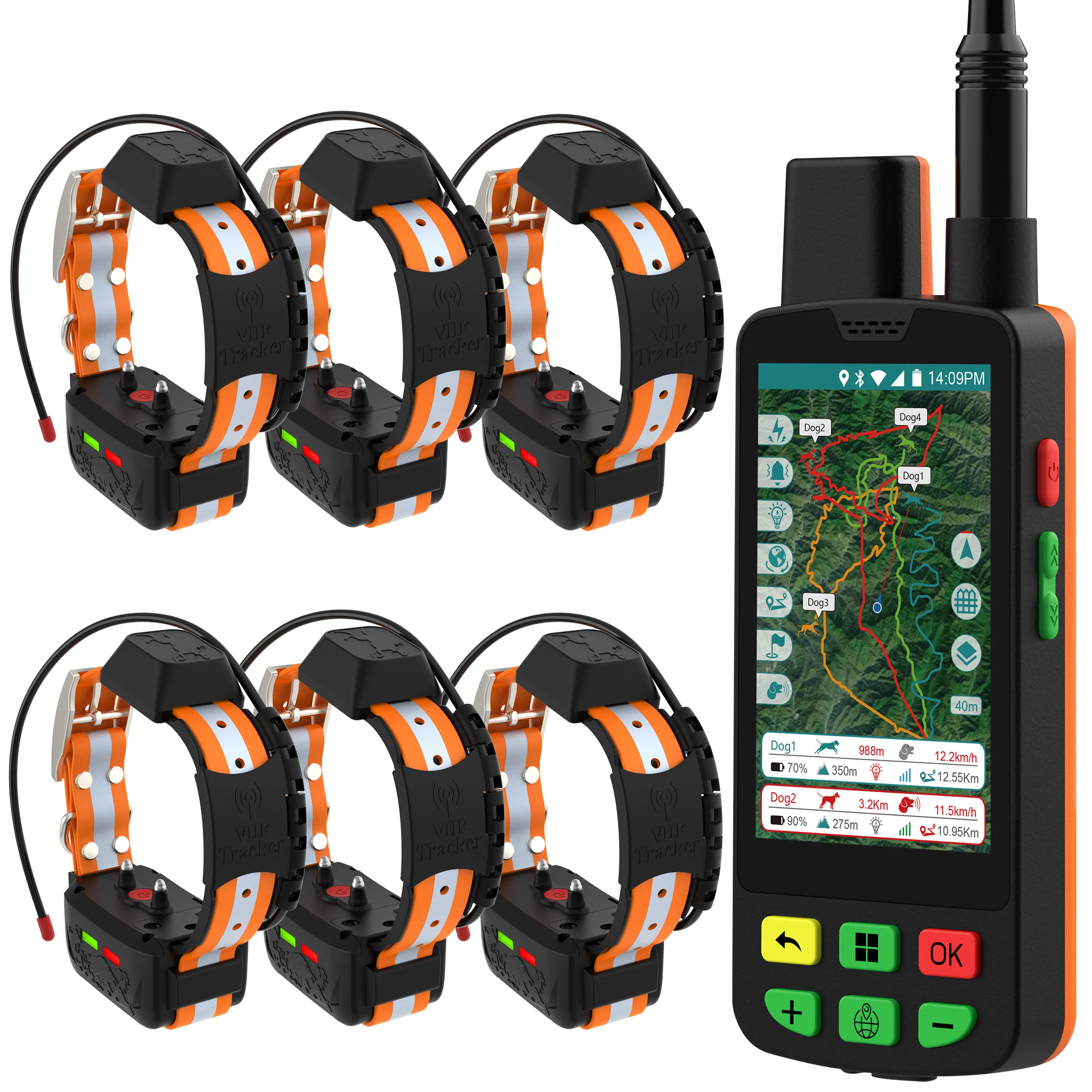 ESEEK Dog Activity Tracker Monitor | Real-Time Positioning | Bulk Discount | Wild Boar Hunting