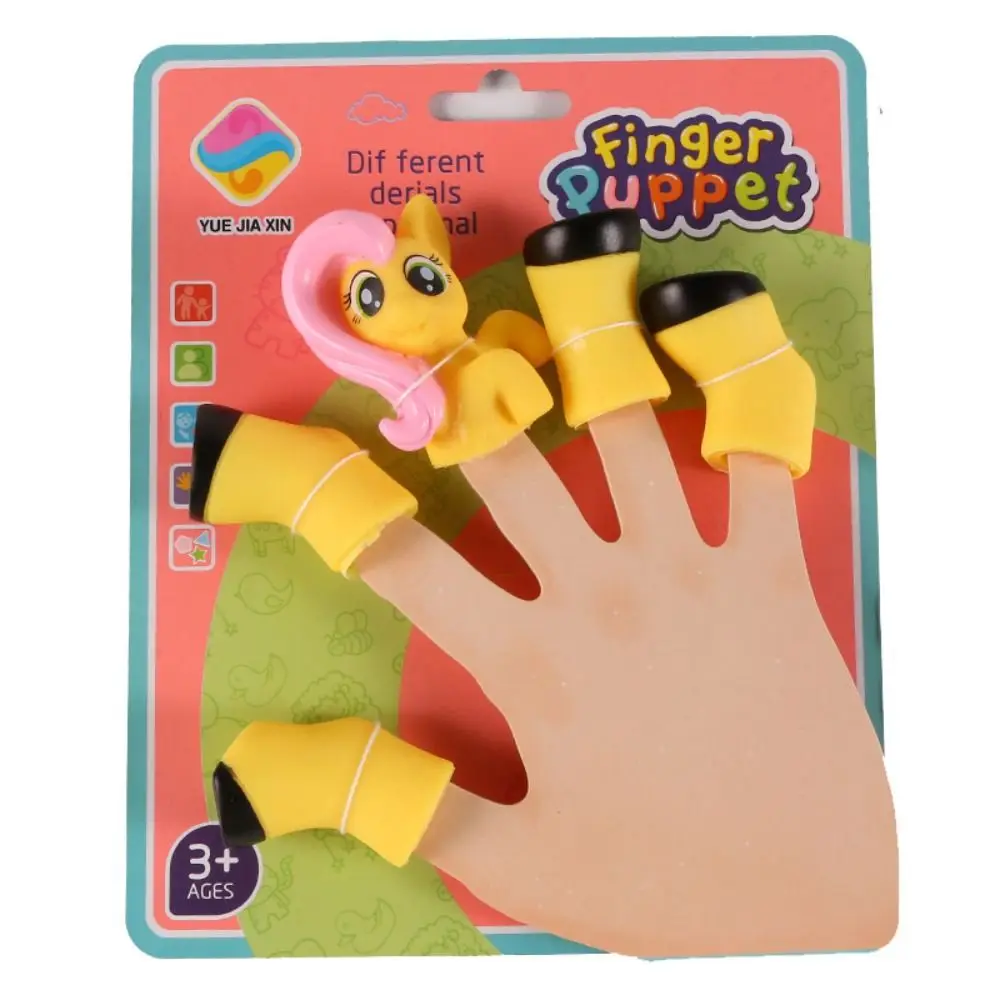 Baby Finger Puppets Cartoon Toys Kawaii Puzzle Action Figures Finger Dolls Children's Gifts