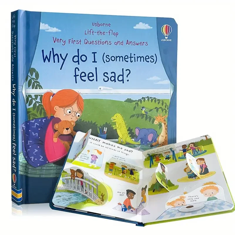 

1 Book "Why Do I Feel Sad" Lift-The-Flap Feelings Book for Kids 3+ | Emotional Intelligence Development with Coping Strategies