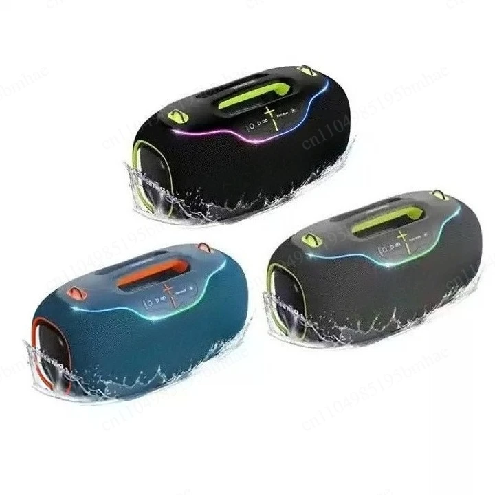 High Quality A80 Subwoofer - Portable RGB Speaker, IPX6 Waterproof, Mini Microphone and Rechargeable Battery