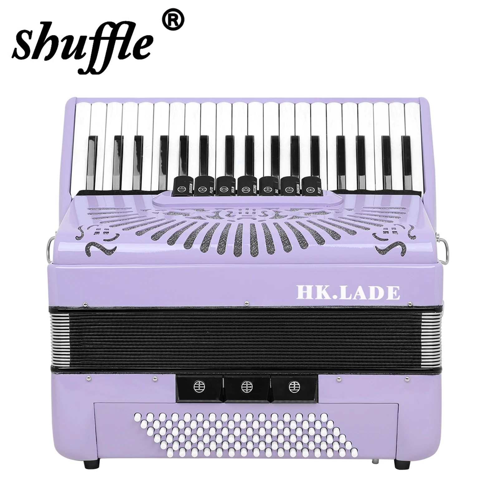 HK · LADE Accordion 37 Keys 96 Bass Keyboard Variation AH-280 Professional Accordion Suitable For Playing Keyboard Instruments