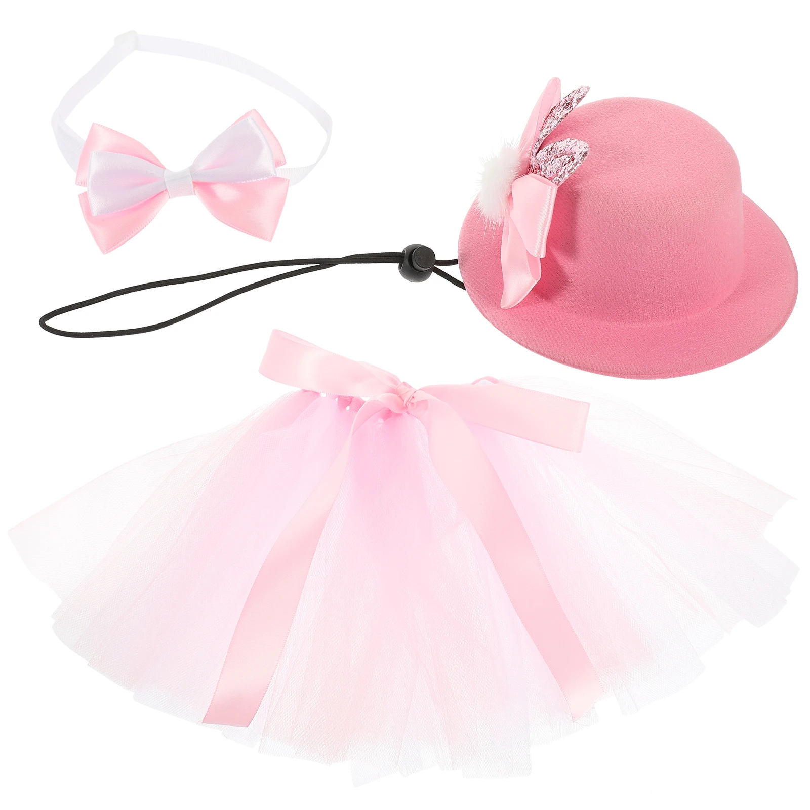 

1 Set Creative Pet Costume Dog Outfit Puppy Clothes Party Skirt Photo Prop Soft Gauze Dress Cute Small Dog Easter Halloween