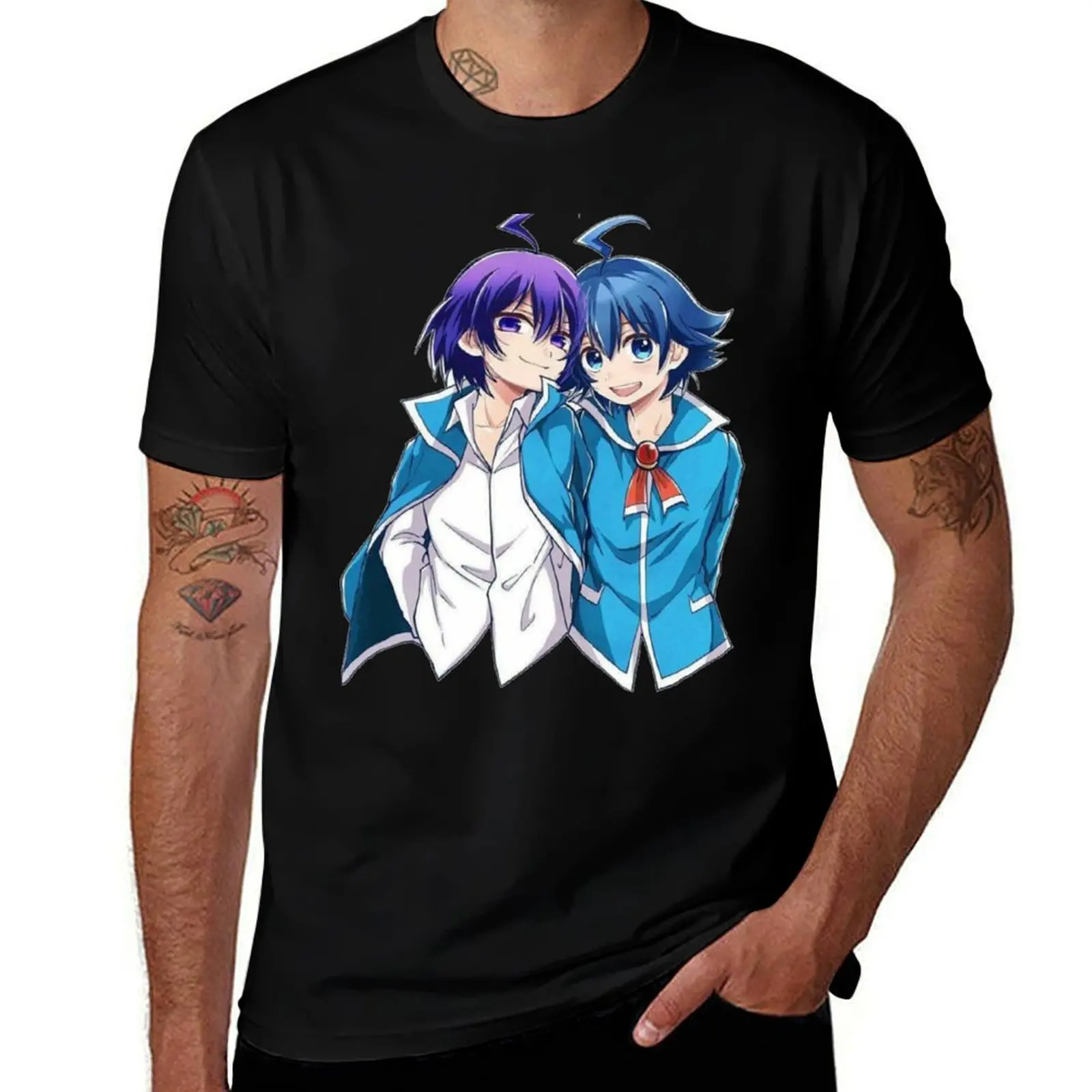 

IRUMA Good _amp_amp_ Devil (WELCOME TO DEMON SCHOOL, IRUMA-KUN) T-Shirt Holiday All Match T-Shirt