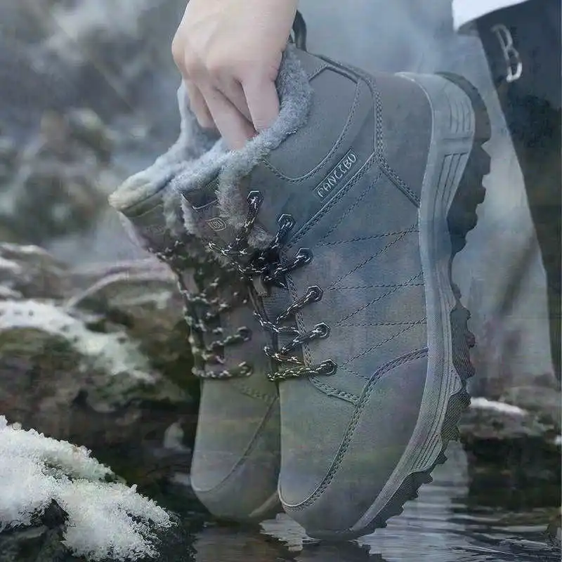

Ventilation Snow Boot Basketball Men's Sneakers Casual Man Brown Shoes Run Sports Casuals Sneacker Play Top Quality Deals