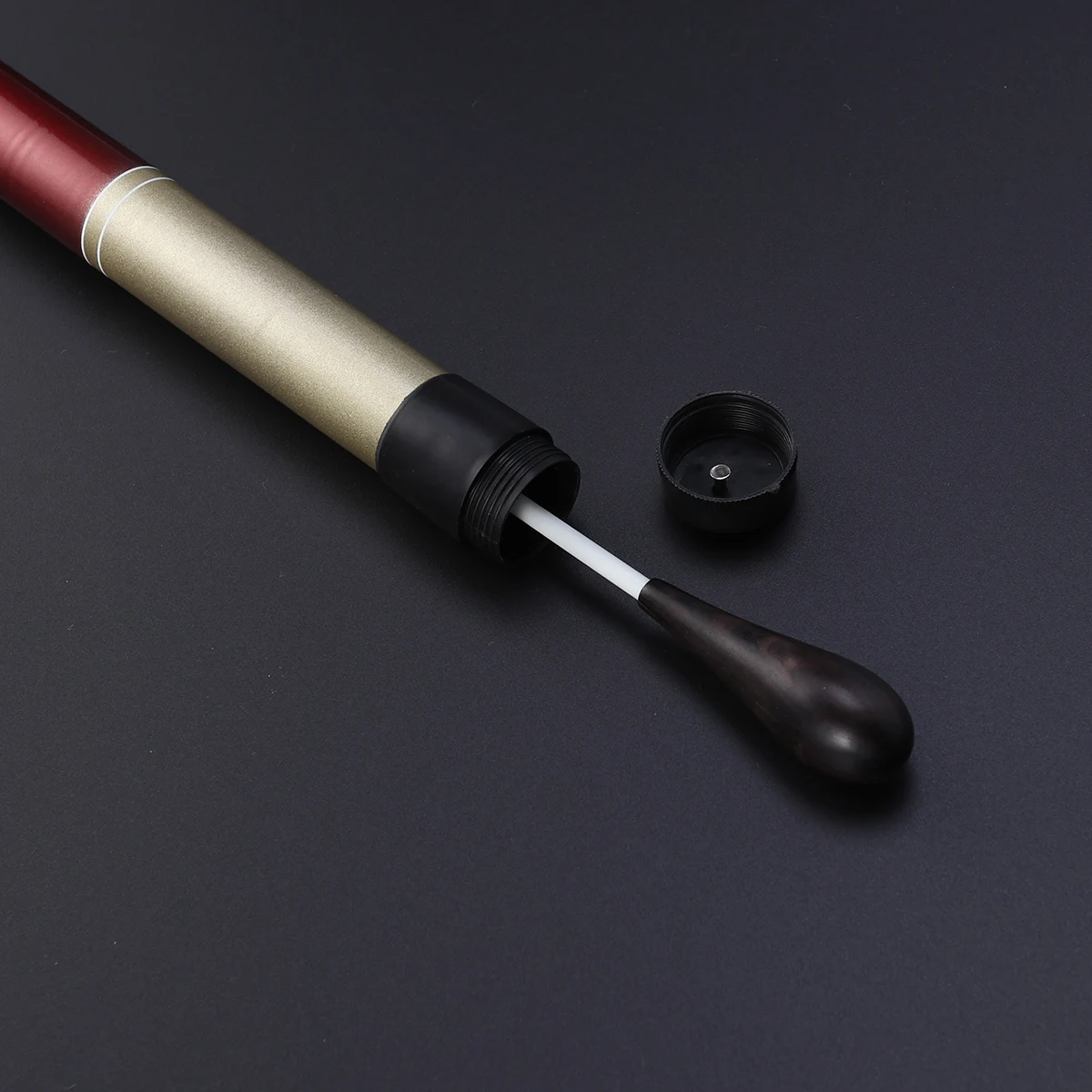 

2pcs Wooden Orchestra Baton Durable Lightweight Music Conductor Gift With Imitation Handle Black Brown Conductors Baton Ensemble