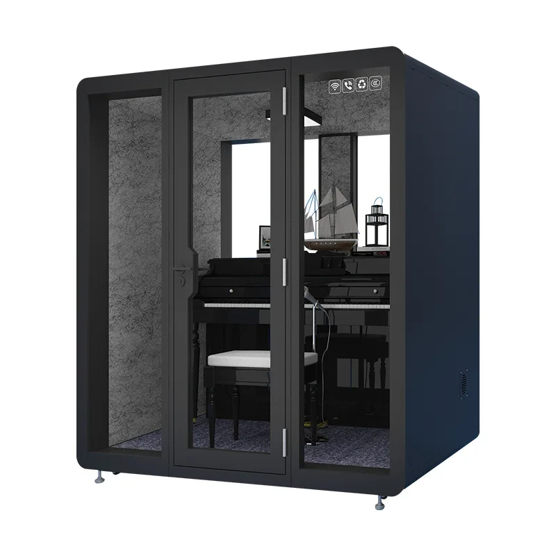 Mobile soundproof conference room Silent cabin Multi-person negotiation Soundproof Piano compartment Anechoic Home sleeping