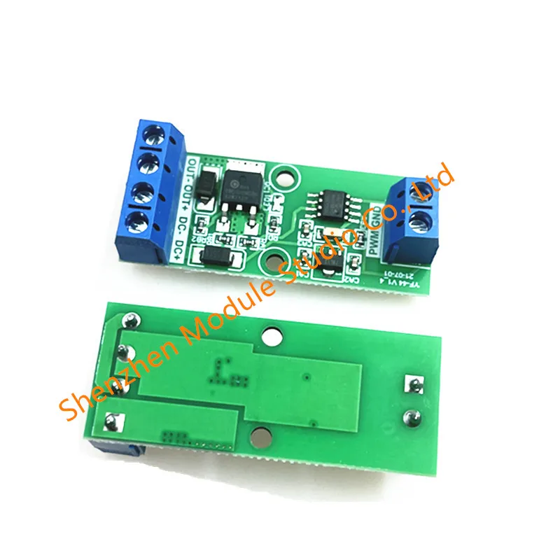 DC 5V 12V 24V PWM Signal Amplifier Module MOS Driver Board 0-30KHz Adjustable Frequency 2A YF-44 Motor Speed Control