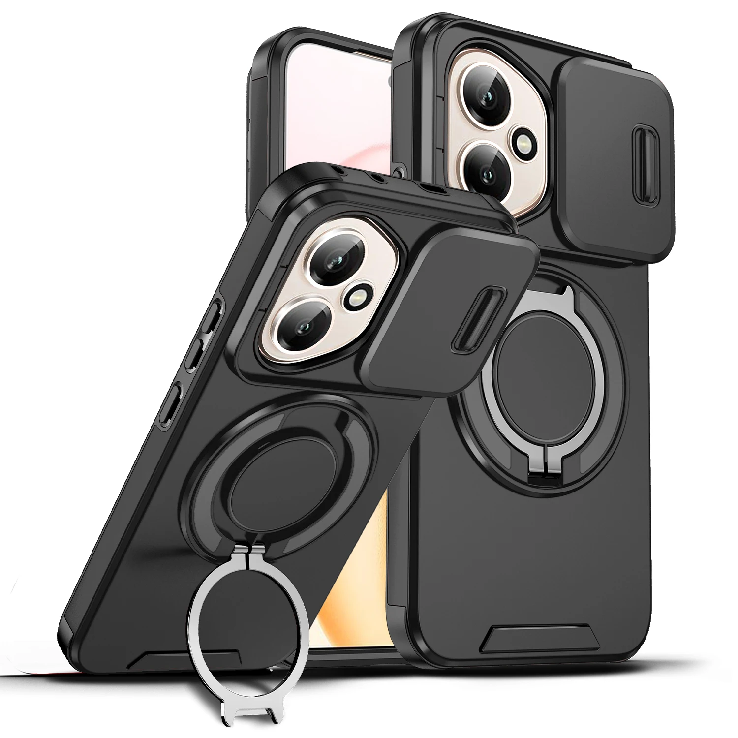 Coque de Protection pour appareil photo coulissant Honor 400 Pro, étui de téléphone avec support magnétique pour Honor 400 Lite Defender
