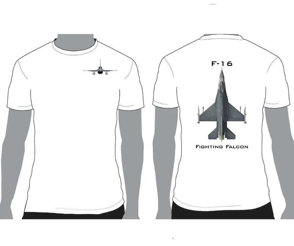 

F-16 Fighting Falcon Air Force Short Sleeve Casual 100% Cotton O-Neck Summer T Shirts