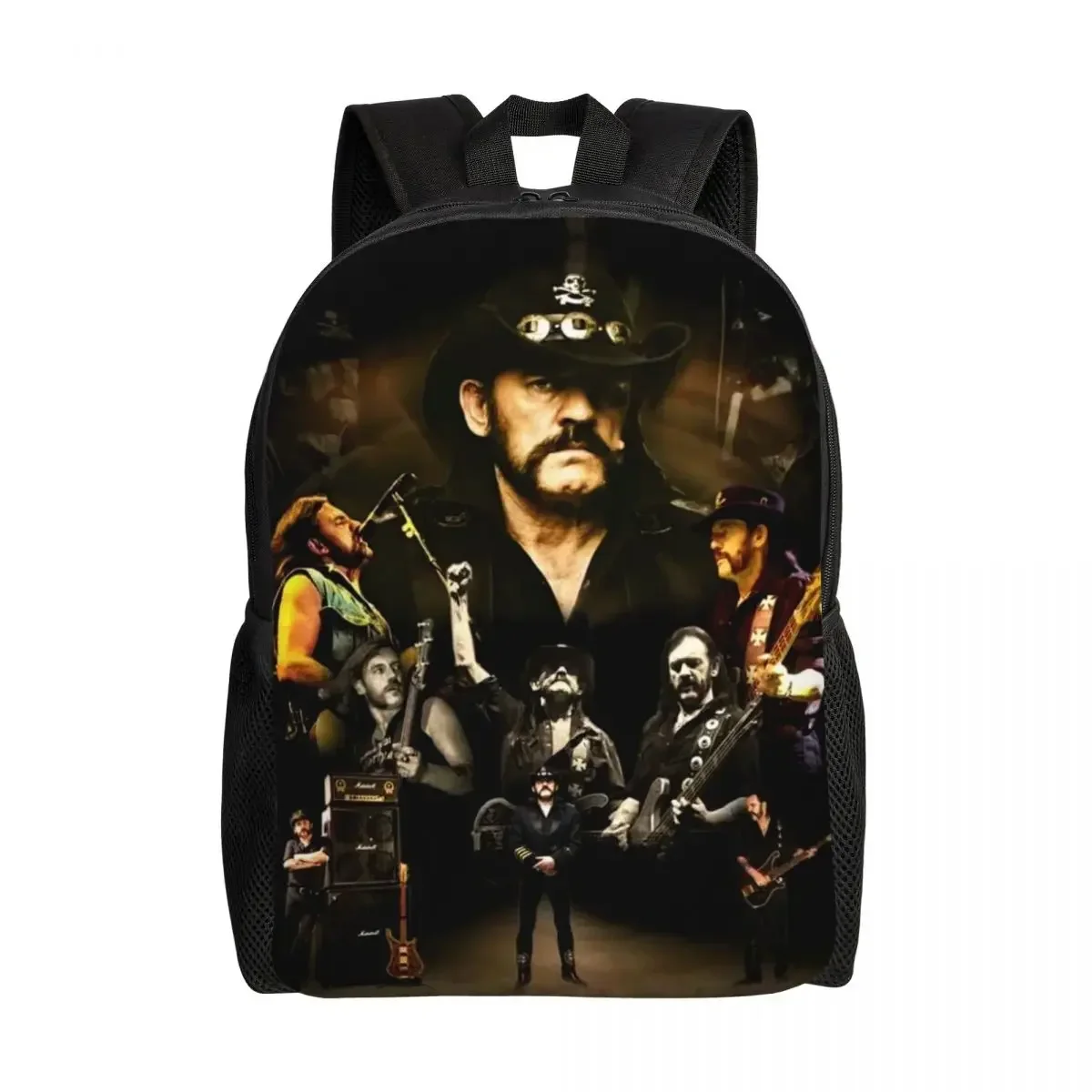 

Customized Rock Singer Lemmy Travel Backpack Men Women School Laptop Bookbag College Student Daypack Bags
