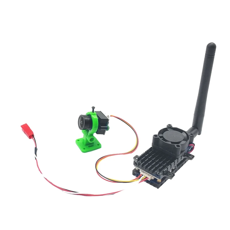 

Over 20Km Range 5.8Ghz 2W FPV Wireless Transmitter 2000MW 48CH Video AV Audio Sender+1000TVL Cam For RC FPV Racing Drone