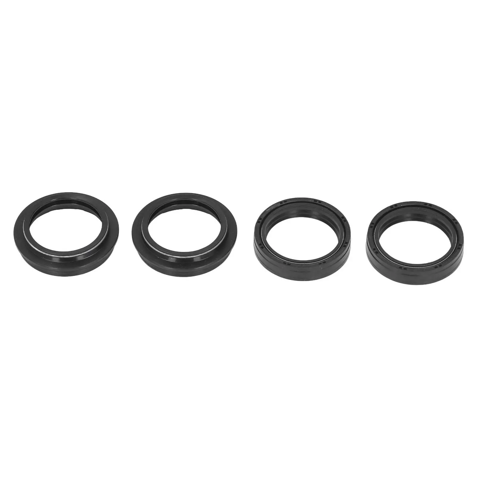 Fork Damper Dust Seal Long Service Life Fork Shock Oil Seal /Set Dustproof Black Waterproof Replacement for r120 GS Adventure